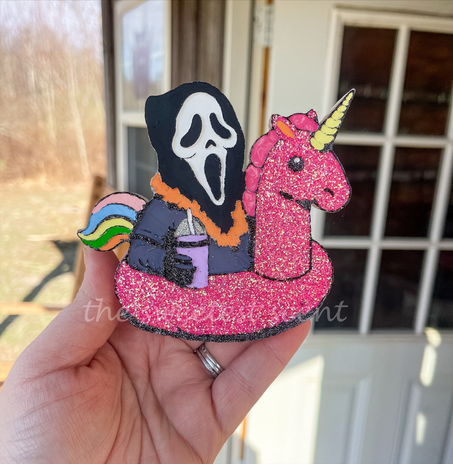 Ghostface float - RTS FRESHIE - PINK COTTON