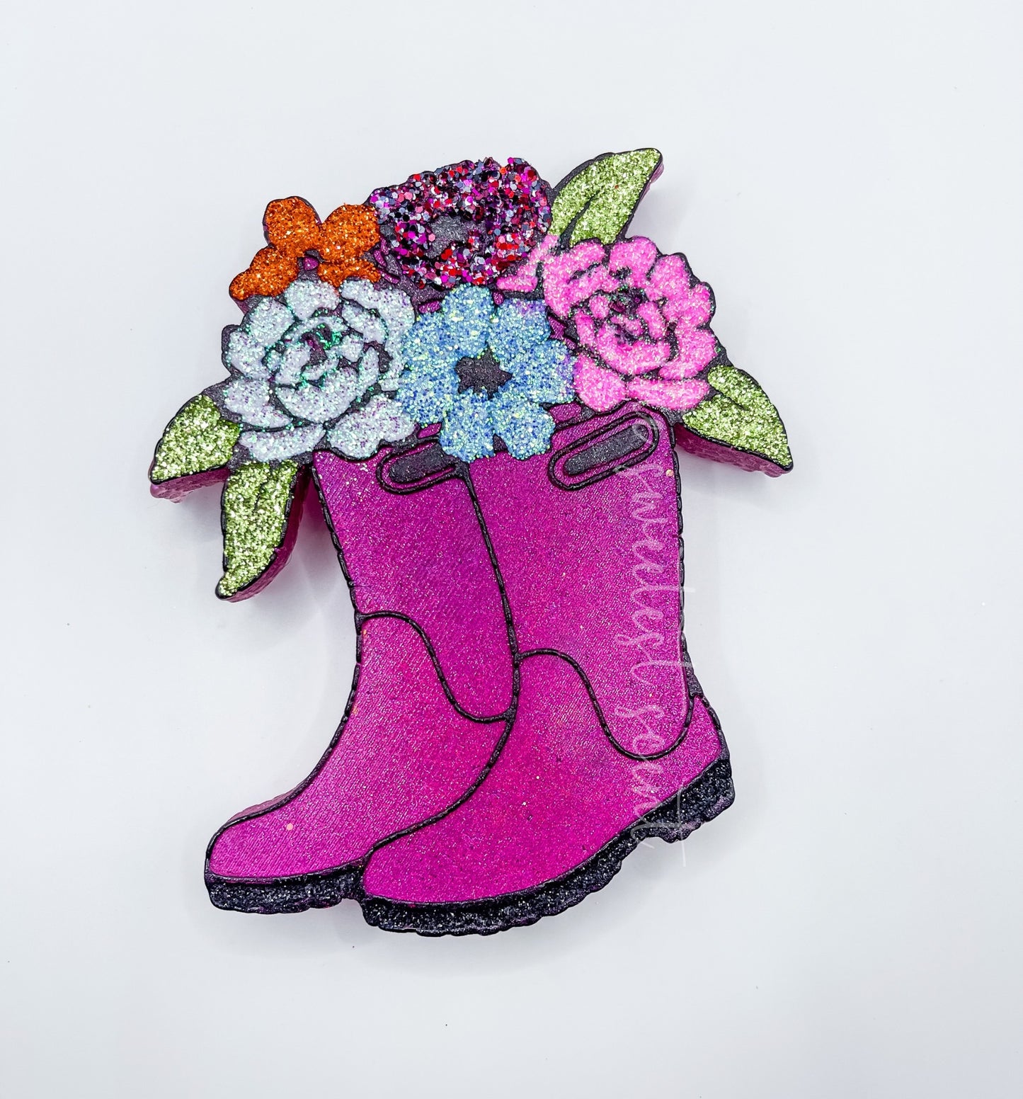 Floral rainboots - RTS FRESHIE - BUTT NAKED