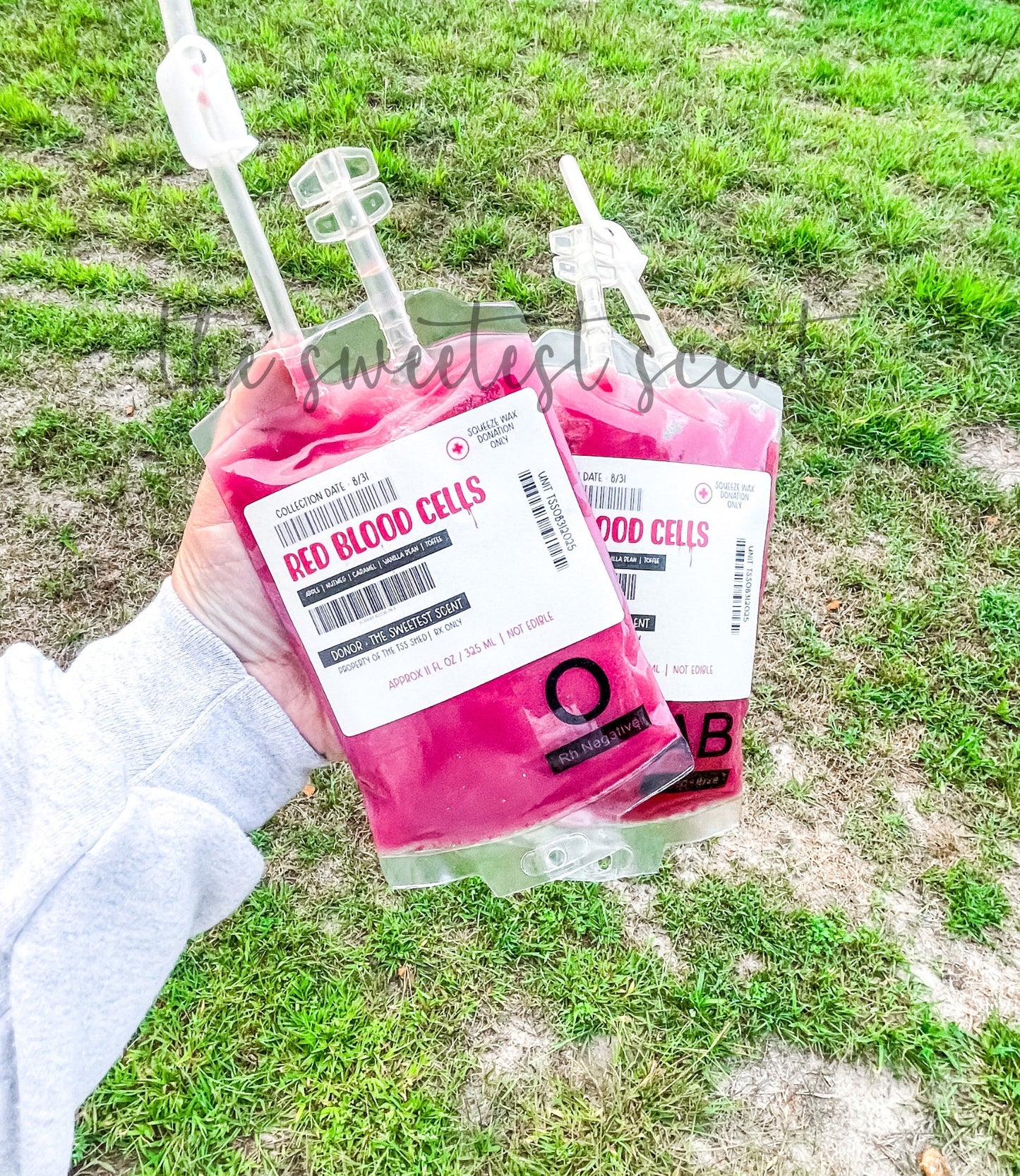 Blood bag squeeze wax - WAX MELT