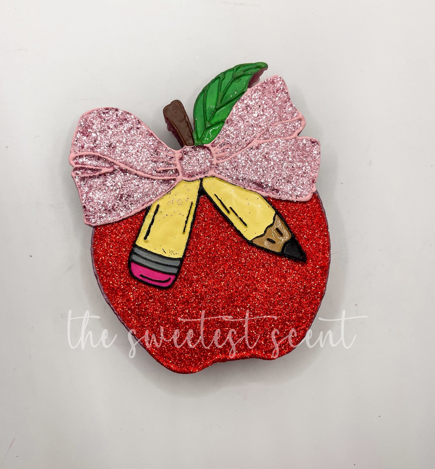 APPLE + PENCIL BOW