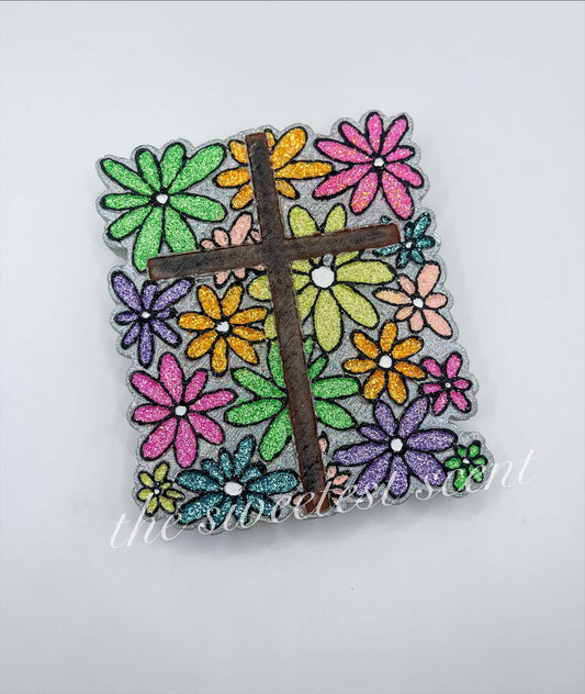 Floral Cross - RTS FRESHIE - WATERMELON LEMONADE