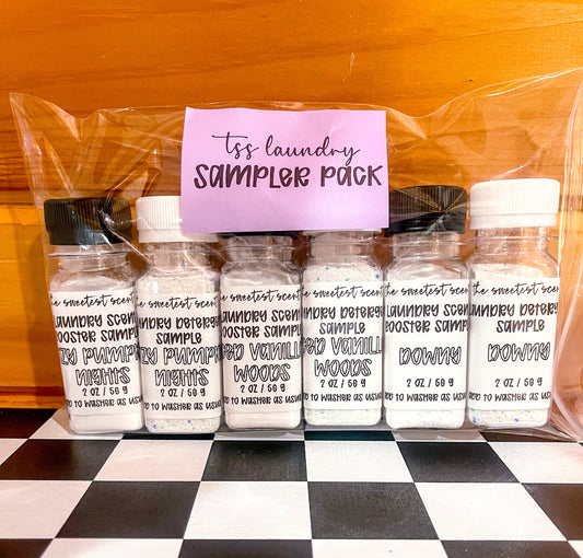 6 PIECE LAUNDRY COLLECTION SAMPLER PACK