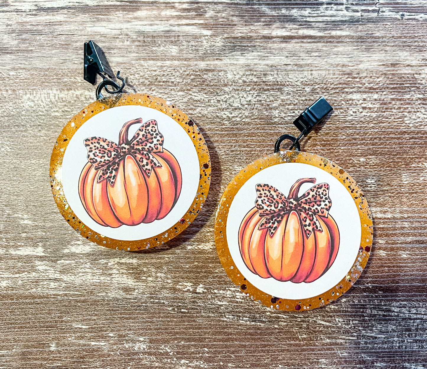 Cheetah pumpkin - FRESHIE VENT CLIPS ( 2 PACK)