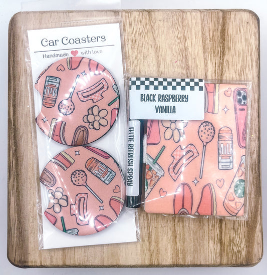 GIRLY POP CAR SET - BLACK RASPBERRY VANILLA