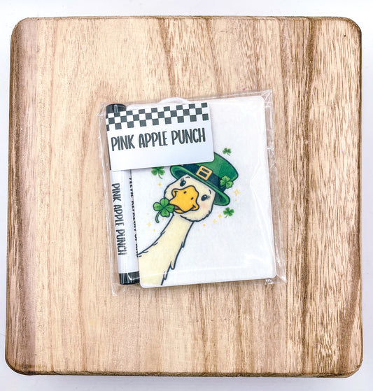 LUCKY GOOSE FELTIE - PINK APPLE PUNCH