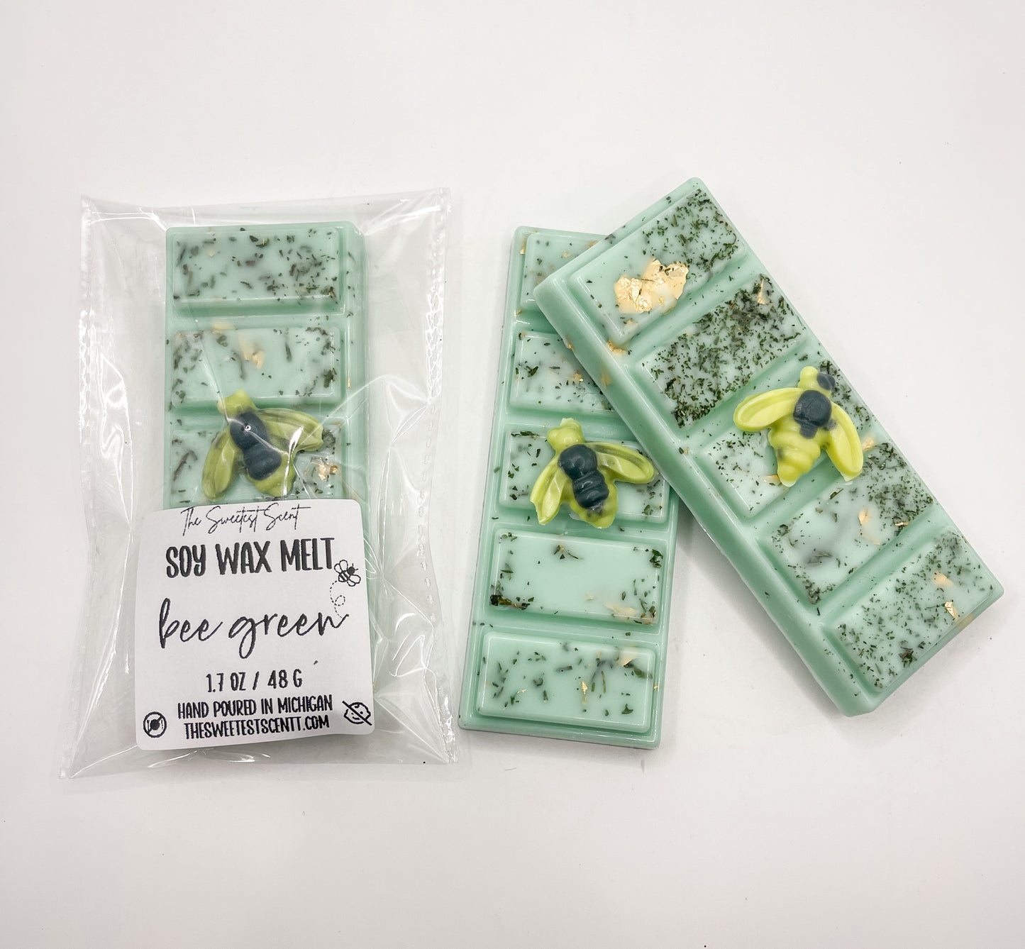 Bee Green - WAX MELT - Designed by Christine F