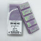 Gingham glow - WAX MELT - GLOW IN THE DARK GLITTER
