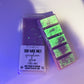 Gingham glow - WAX MELT - GLOW IN THE DARK GLITTER