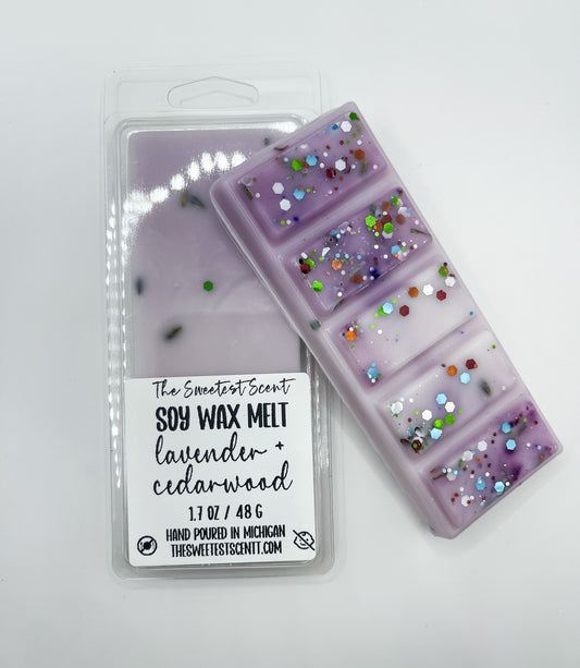 Lavendar & cedarwood - WAX MELT