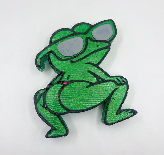 Twerkin frog - RTS FRESHIE - FROSTED PINEAPPLE