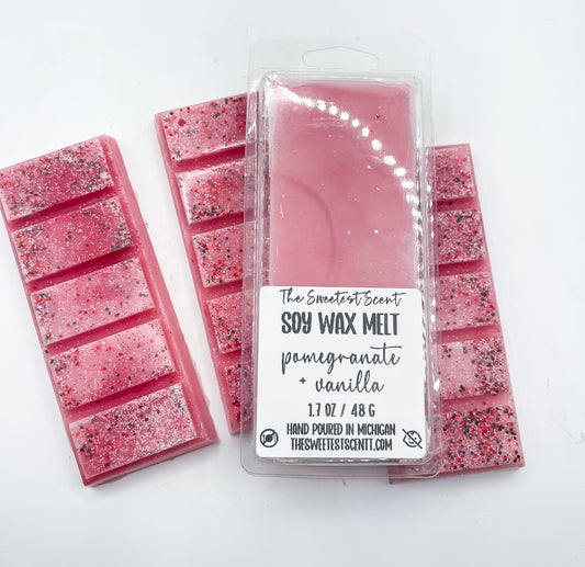 Pomegranate + vanilla - WAX MELT