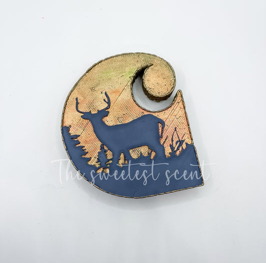 Deer silhouette - RTS FRESHIE - COOL WATERS