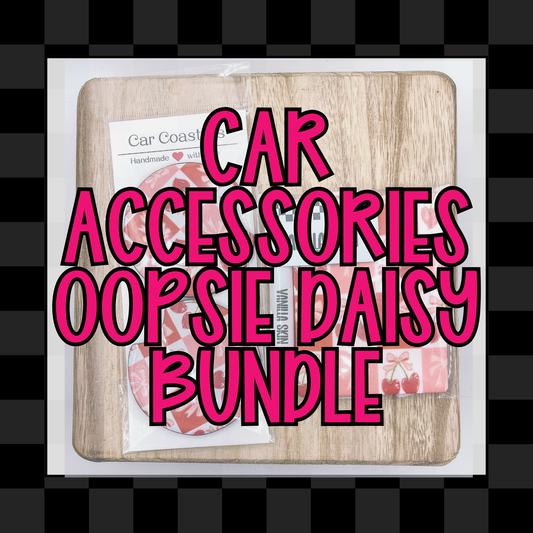 CAR ACCESSORIES OOPSIE DAISY BUNDLE