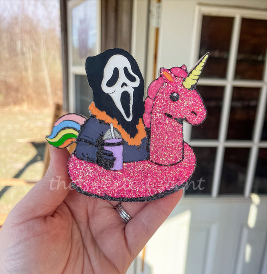 Ghostface float - RTS FRESHIE - PINK COTTON