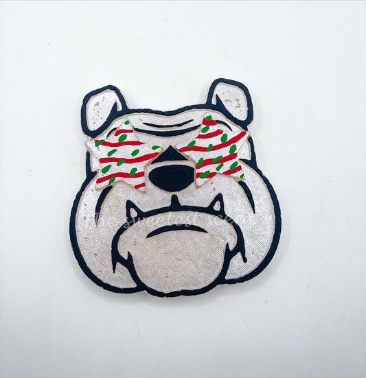 Tree eye bulldog - RTS FRESHIE - CANDY CANE