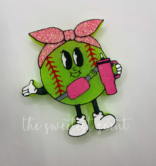 Boujee softball - RTS FRESHIE - BLACK ICE