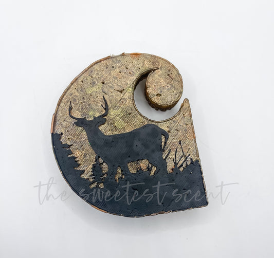 Deer Silhouette - RTS FRESHIE - CAMPFIRE COLOGNE
