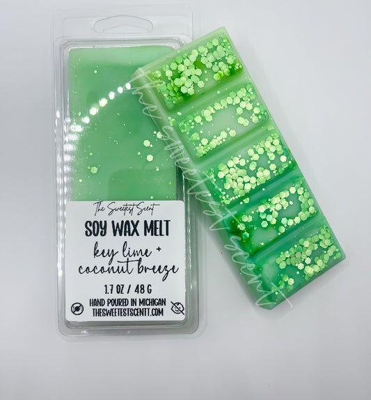 Key lime + coconut breeze - WAX MELT